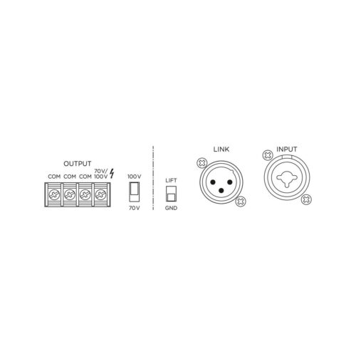Wzmacniacz mocy PA, mono, 240WRMS PA-924S MONACOR
