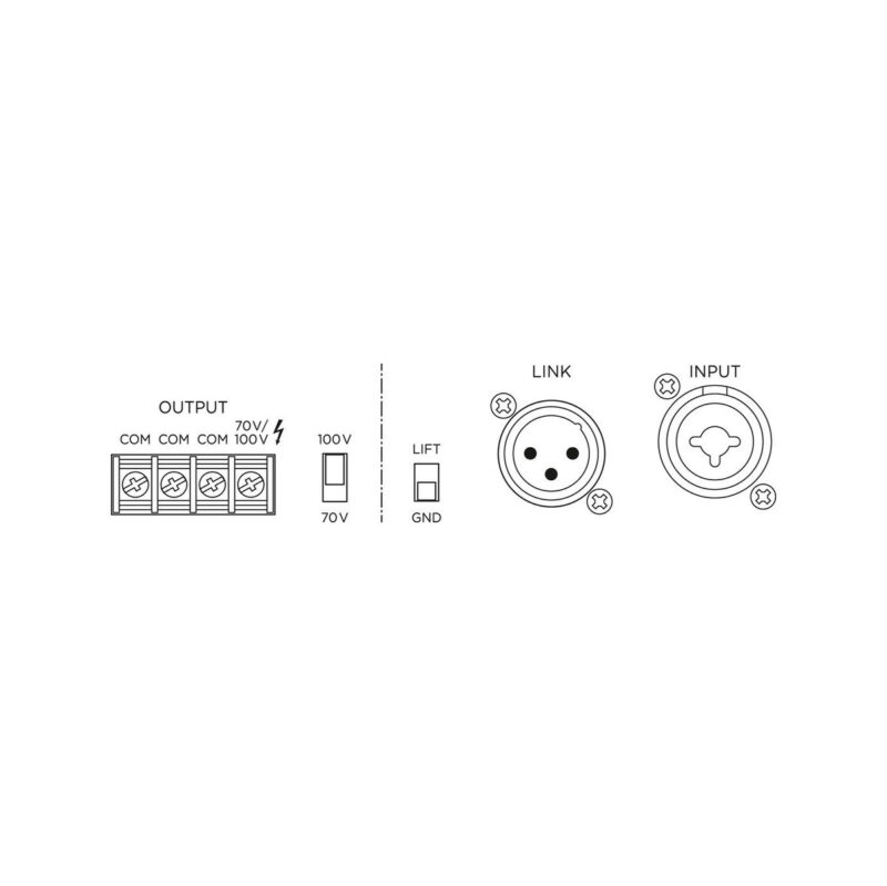 Wzmacniacz mocy PA, mono, 240WRMS PA-924S MONACOR