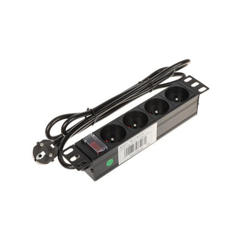 Listwa zasilająca 4 gniazda PD-4/R10/R