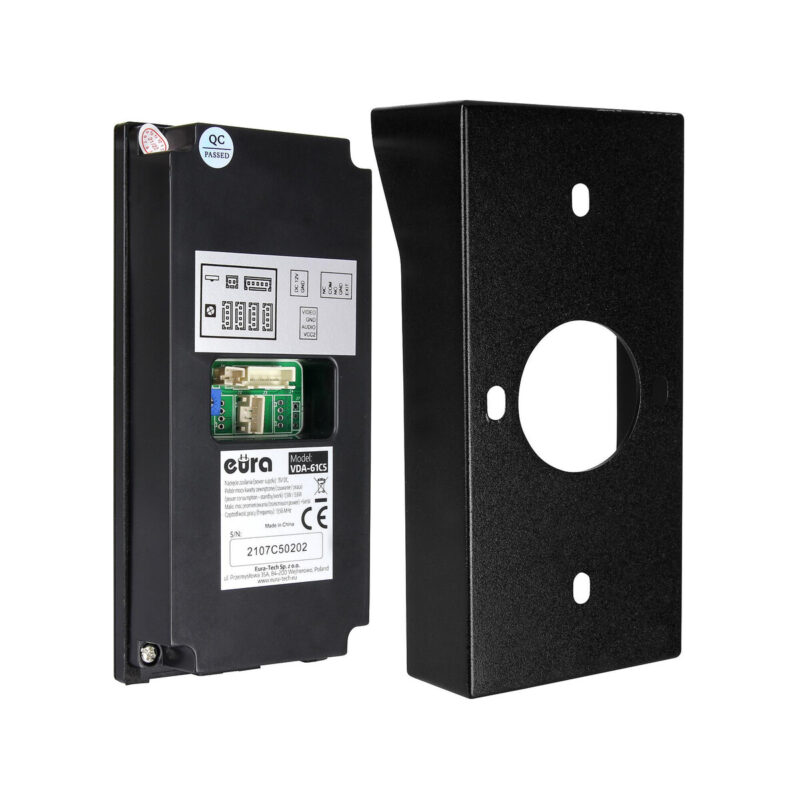 WIDEODOMOFN EURA VDP-98C5 czarny, wi-fi, Tuya