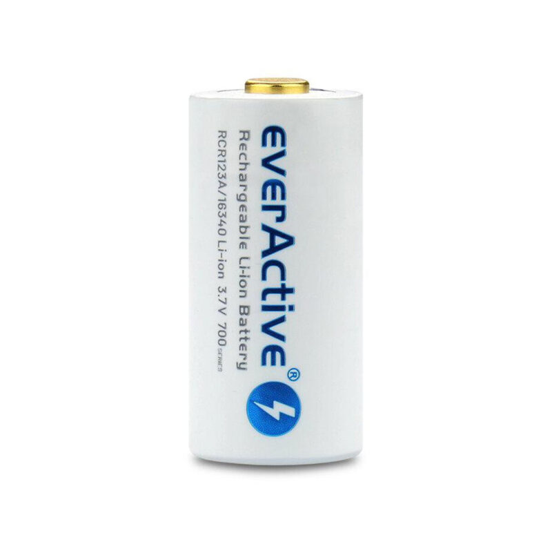 Akumulatorek 16340 / R-CR123 3,7V everActive 700mAh (1 szt.) z zabezpieczeniem
