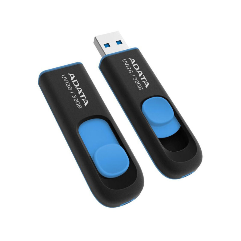 Adata Pendrive UV128 32GB USB 3.2 Gen1 czarno - niebieski