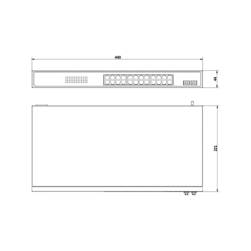 Switch Hikvision DS-3E1526P-SI LinkVu