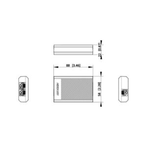 Repeater PoE Hikvision DS-3E0503DP-E/R