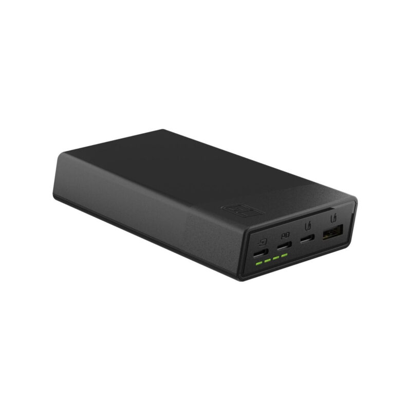 POWERBANK Green Cell PowerPlay20S 20000mAh PD 22,5W QC 3.0 3x USB-C CZARNY