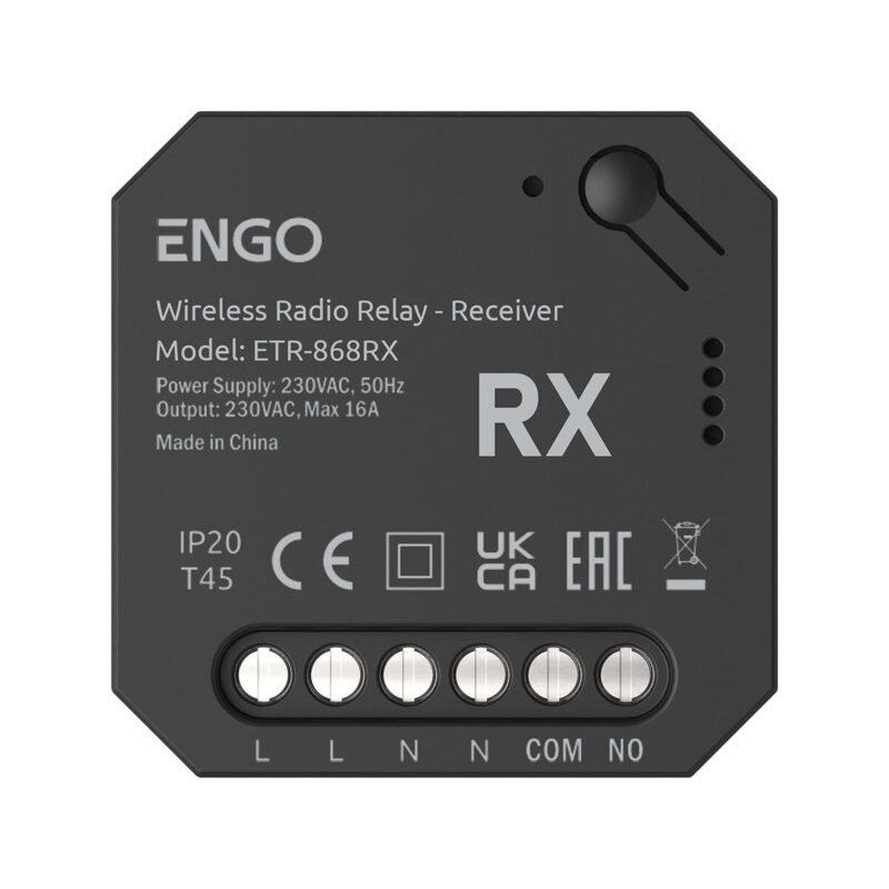 ENGO Controls ETR-868RX - Odbiornik dodatkowy do przekaźnika bezprzewodowego EngoLink ETR-868