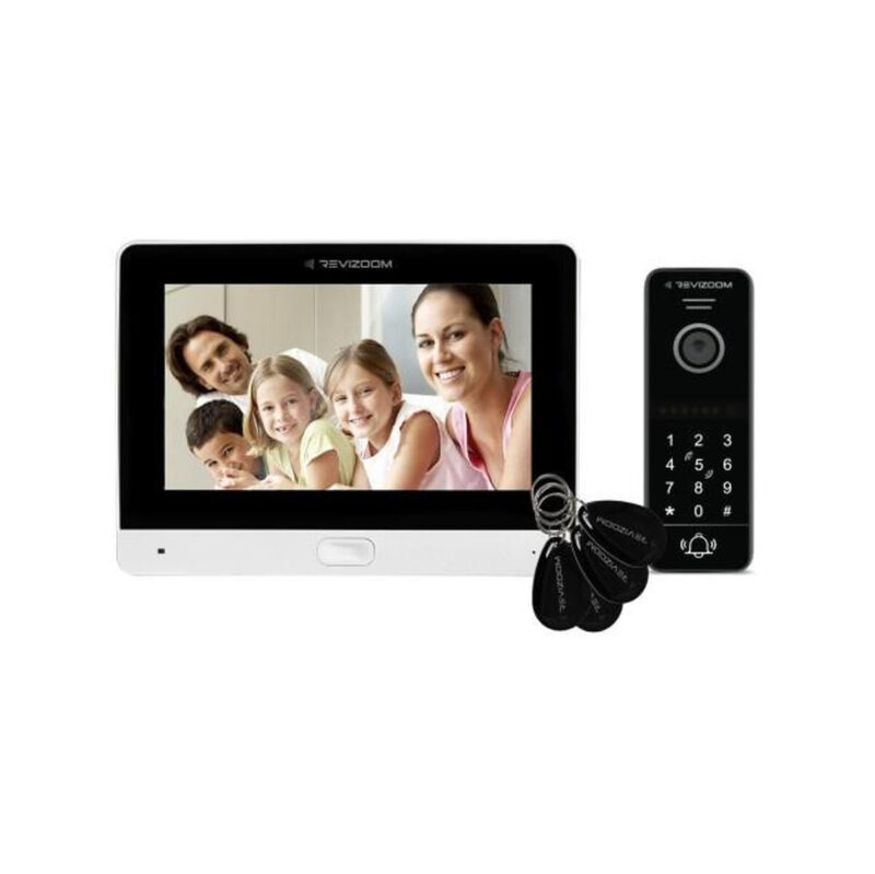 Wideodomofon REVIZOOM RM-T471HD WHITE/RC-411HD-CK