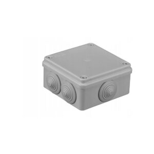 Puszka hermetyczna 100 x 100 x 50 dławik IP65 bezhalogenowa, szara PAWBOL S-BOX 106