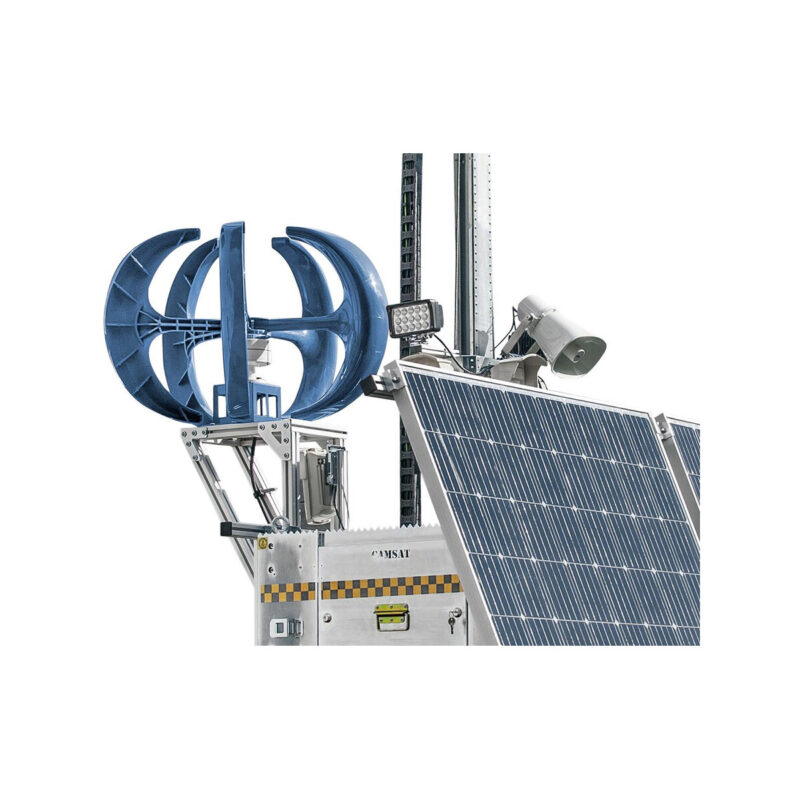 Mobilna wieża do zdalnego wideomonitoringu CCTV iCAM-TOWER AI 5MQ3