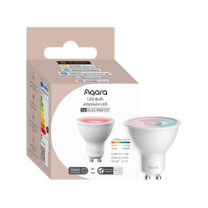 Aqara LED Bulb T2 RGB CCT GU10 | Żarówka LED | Thread, Zigbee, Bluetooth, 450lm, 4.9W