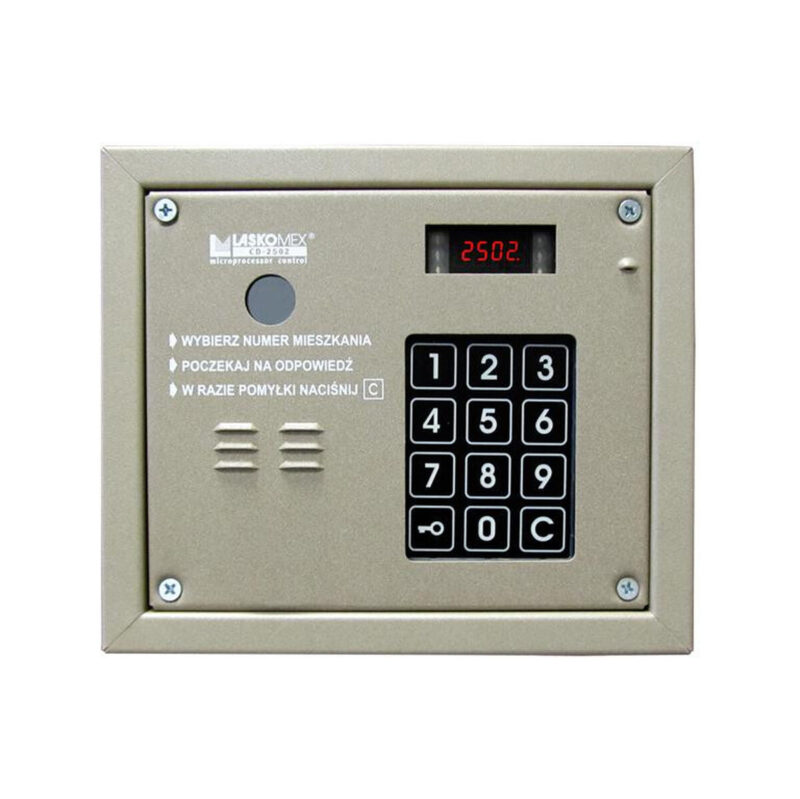 Laskomex CP-2503R beżowy Panel audio z czytnikiem kluczy RFID