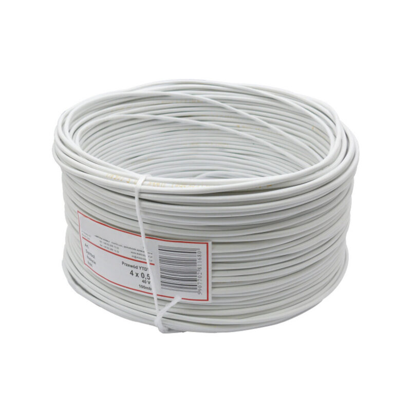PRZEWÓD ALARMOWY DOMOFONOWY YTDY 4X0,5 - 100M; 5630K