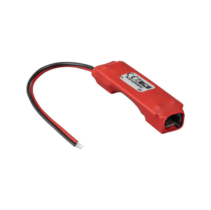 Adapter z przetwornicą do kamer IP PoE PASSIVE RJ45 BCS POWER BCS-ADPOE/SU