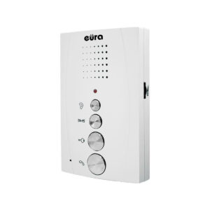 DOMOFON ''EURA'' ADP-51A3 ''DIFESA'' - 1-rodzinny, 2 unifony, interkom, biały