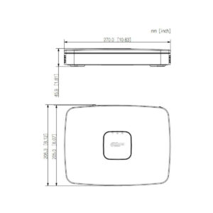 REJESTRATOR IP DAHUA NVR2108HS-8P-I2