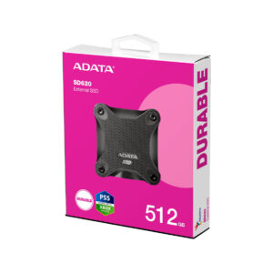 Dysk Zewnętrzny SSD Adata SD620 512GB czarny