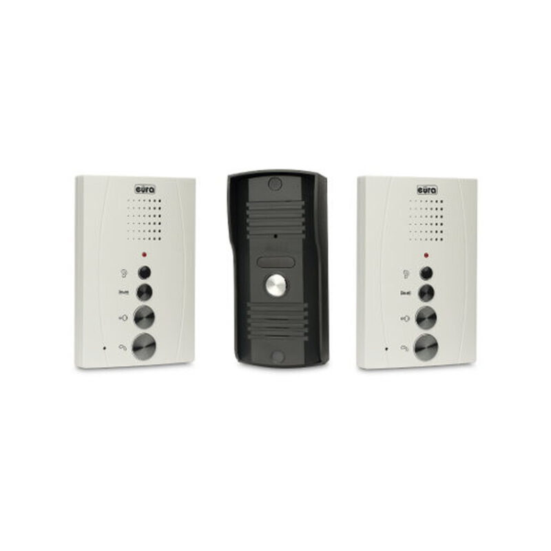 EURA ADP-11A3 Domofon głośnomówiący, bezsłuchawkowy, dwie słuchawki