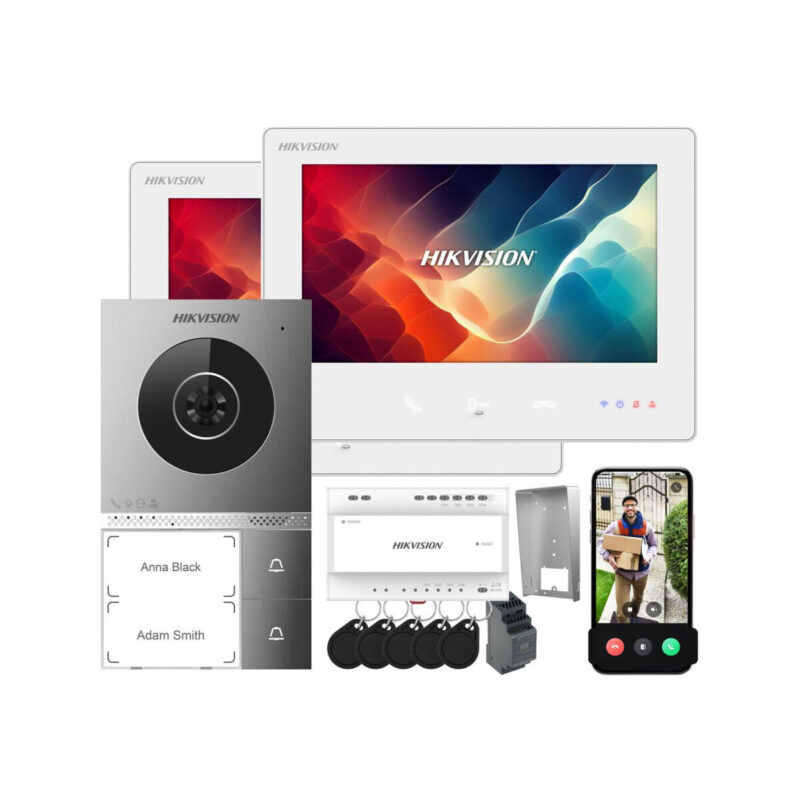 Zestaw wideodomofonowy Hikvision 2-wire DS-KIS705EY/2Monitors
