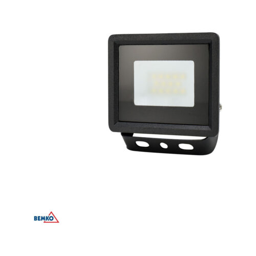 Naświetlacz LED SMD KASTEL 10W 4000K 800LM IP65 czarny cz. pir