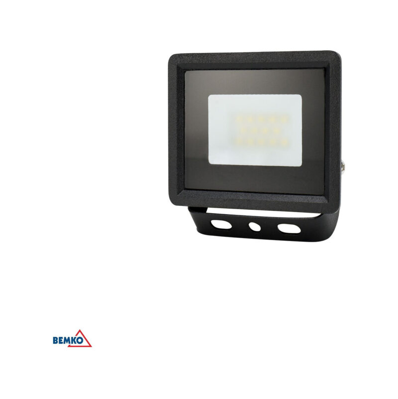 Naświetlacz LED SMD KASTEL 10W 4000K 800LM IP65 czarny cz. pir