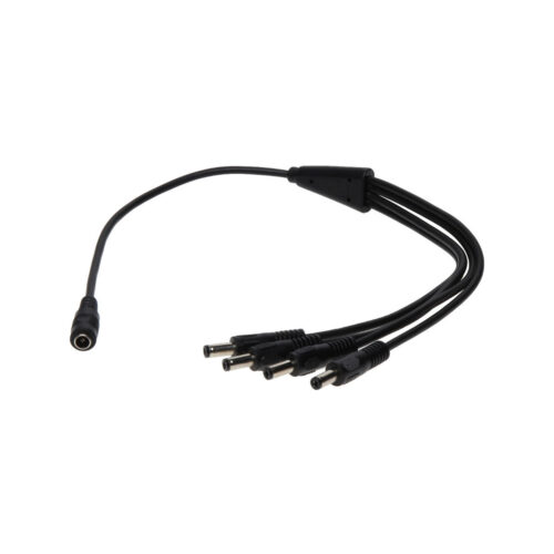 ROZGAŁĘŹNIK NA 4 WTYKI 2,1/5,5 Z GNIAZDEM