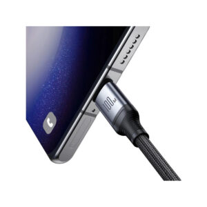 Kabel 2w1 USB-C / 2x USB-C Joyroom Speedy SA21-1T2 150cm 100W w oplocie czarny