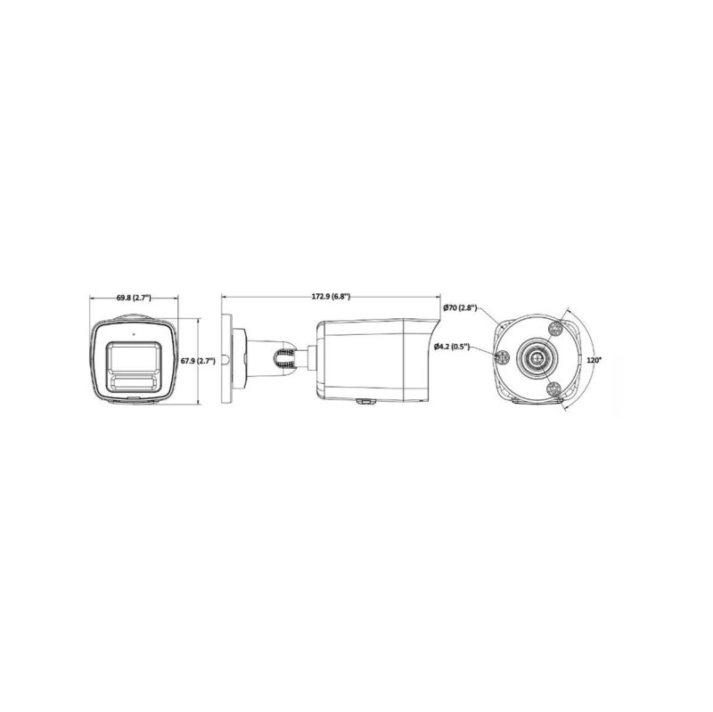 Kamera IP Hikvision DS-2CD1047G3-LIU(2.8mm)