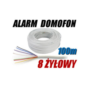 PRZEWÓD ALARMOWY DOMOFONOWY YTDY 8X0,5 - 100M; 5631K