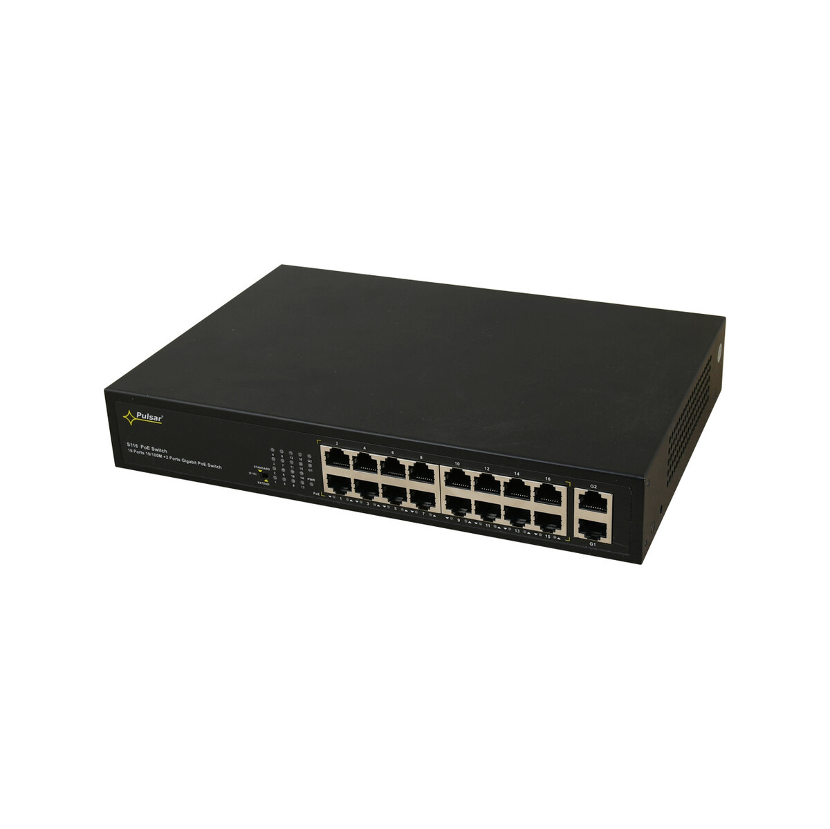 Switch PULSAR 16-portowy S116 do 16 kamer IP