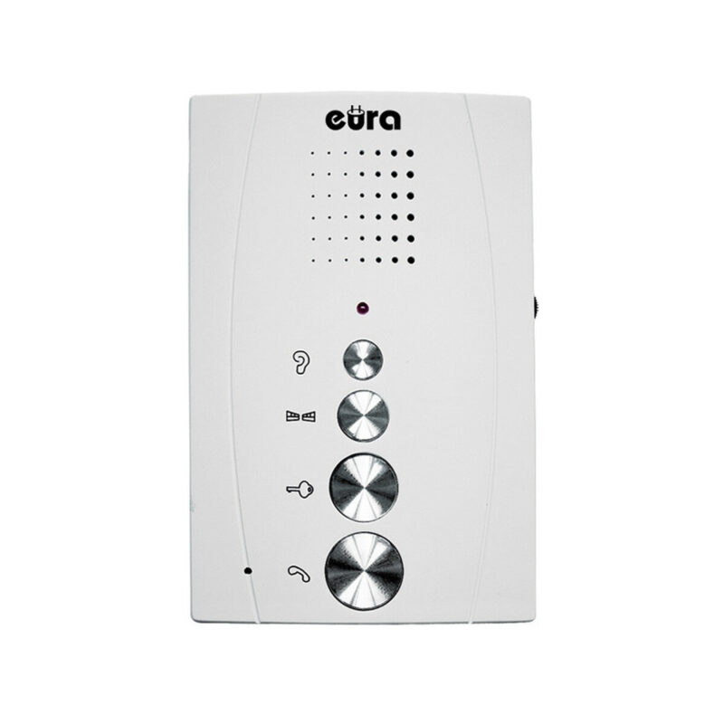 DOMOFON ''EURA'' ADP-51A3 ''DIFESA'' - 1-rodzinny, 2 unifony, interkom, biały