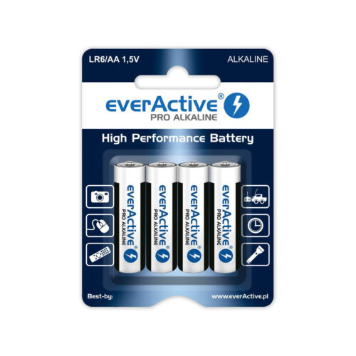 Bateria LR6 (AA) everActive Pro Alcaline (blister 4 szt.)