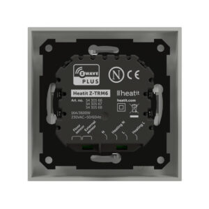 Termostat Heatit Z-TRM6 White RAL 9003 Z-Wave Thermostat 3600W 16A 868,4 Mhz