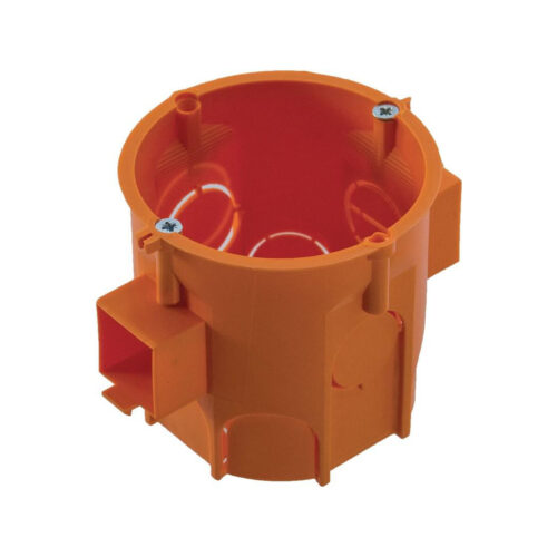 Puszka PK60 Lux głęboka łączeniowa z wkrętami pomarańczowa Pawbol - A.0006LP