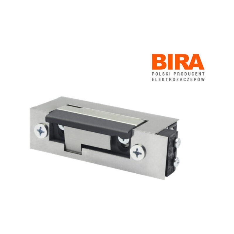 Elektrozaczep BIRA symetryczny ES1-001-KZ 12V AC/DC z kontrolą zamknięcia