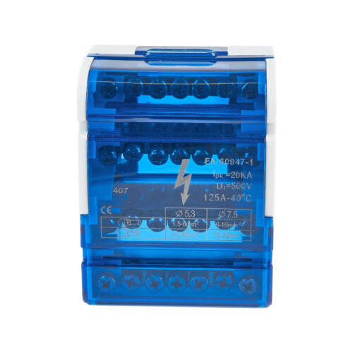 Blok rozdzielczy 4 pola 7 otworów VCX BLK 47