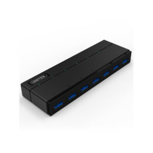 Adapter Unitek Y-3184 HUB 7xUSB 3.0 z zasilaczem i BC 1.2