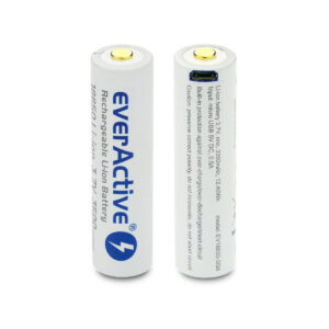 Akumulator 18650 Li-Ion 3,7V everActive 3500mAh (1 szt.) micro-USB z zabezpieczeniem
