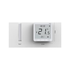 Przewodowy dwustanowy regulator pokojowy podtynkowy czarny ST-297z v3 Tech sterowniki