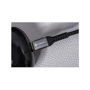 KABEL USB-C / USB-C Forcell F-Energy Cafule 50 cm 240 W 5A PD QC 4.0 CZARNY W OPLOCIE