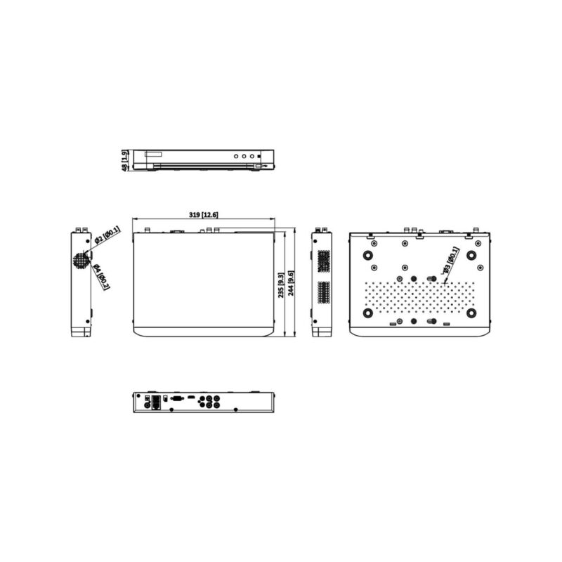 Rejestrator 5w1 Hikvision iDS-7204HTHI-M1/XT/4A+4/1ALM