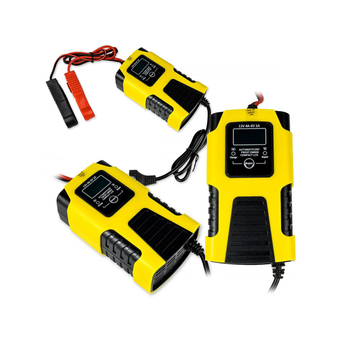 Prostownik Automatyczny Volt Polska 12V 4A / 6V 2A LCD