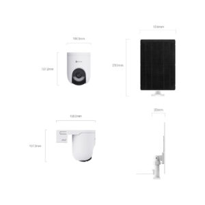 Kamera IP Ezviz HB8 Lite 4G Wi-Fi 4MP z Panelem Solarnym 5W
