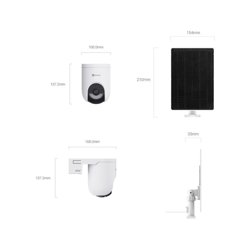 Kamera IP Ezviz HB8 Lite 4G Wi-Fi 4MP z Panelem Solarnym 5W