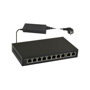 SWITCH POE PULSAR SG108 10-PORTÓW (8xPoE + 2xUPLINK)