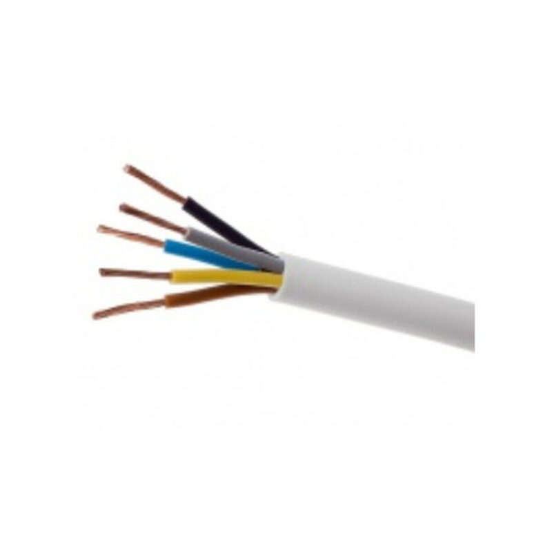 Przewód elektryczny giętki linka H05VV-F OWY 5x2,5mm2 300/500V ELEKTROKABEL 1m