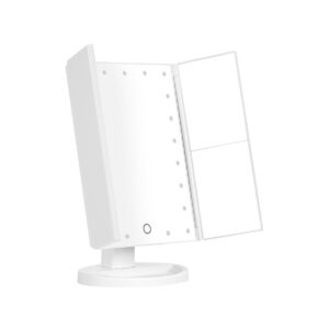 541858125a96b997495b38188033eb26_original Lusterko do makijażu Humanas HS-ML04 z podświetleniem LED - biały