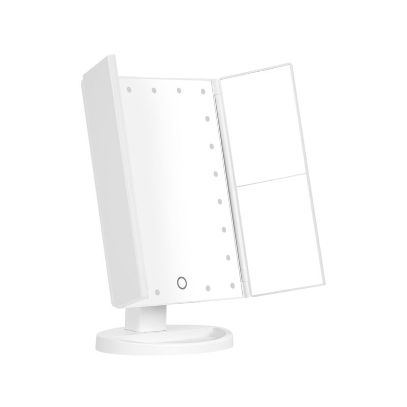 541858125a96b997495b38188033eb26_original Lusterko do makijażu Humanas HS-ML04 z podświetleniem LED - biały