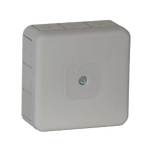 Puszka natynkowa pusta 12 wlotów VIPLAST VP-31 SZARA IP55 85x85x37mm 031-03
