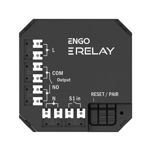 ENGO Controls EREL-12ZB - Smart Relay Inteligentny przekaźnik ZigBee do systemu ENGO Smart, 1x12A, NO-COM