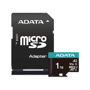 Adata Karta pamięci microSD Premier Pro 1TB UHS1 U3 V30 100/85 MB/s + adapter